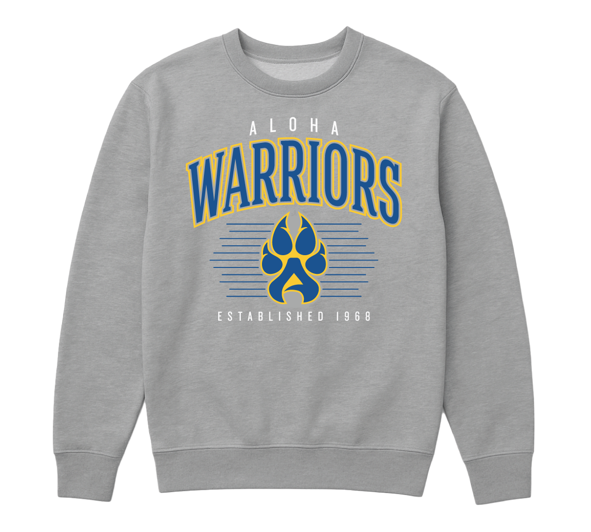 Retro Crest Crew Neck