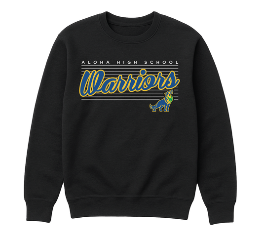 Retro Script Crew Neck